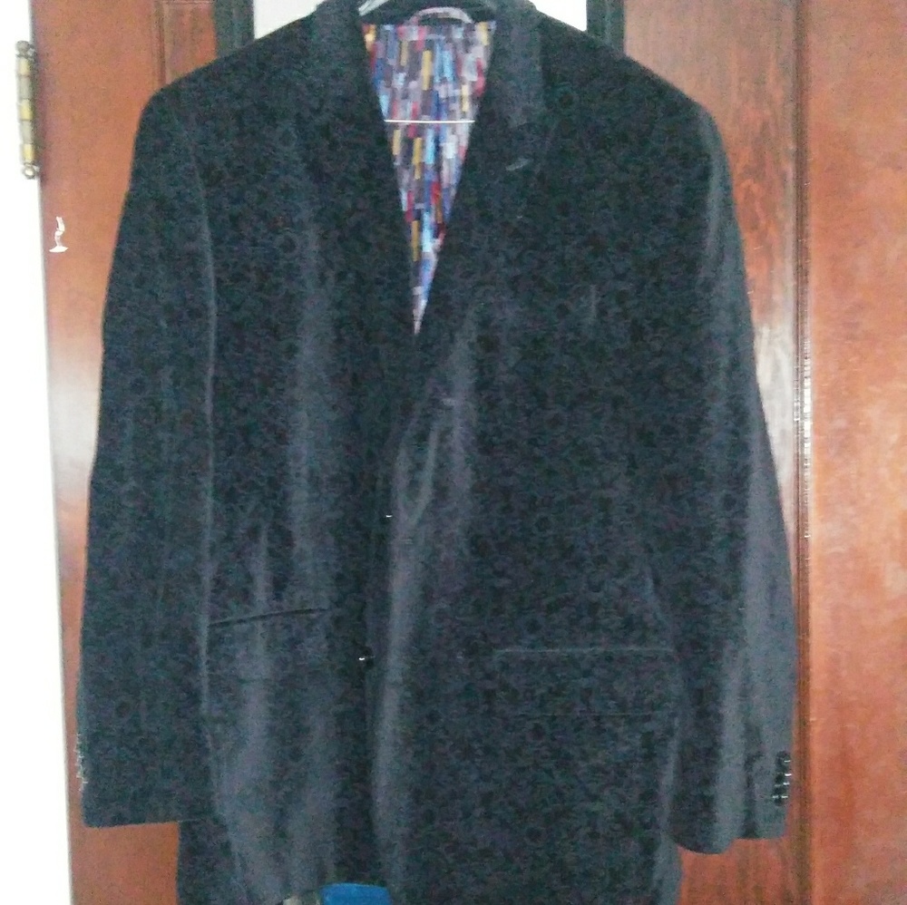 Mens velour blazer as 42 regular